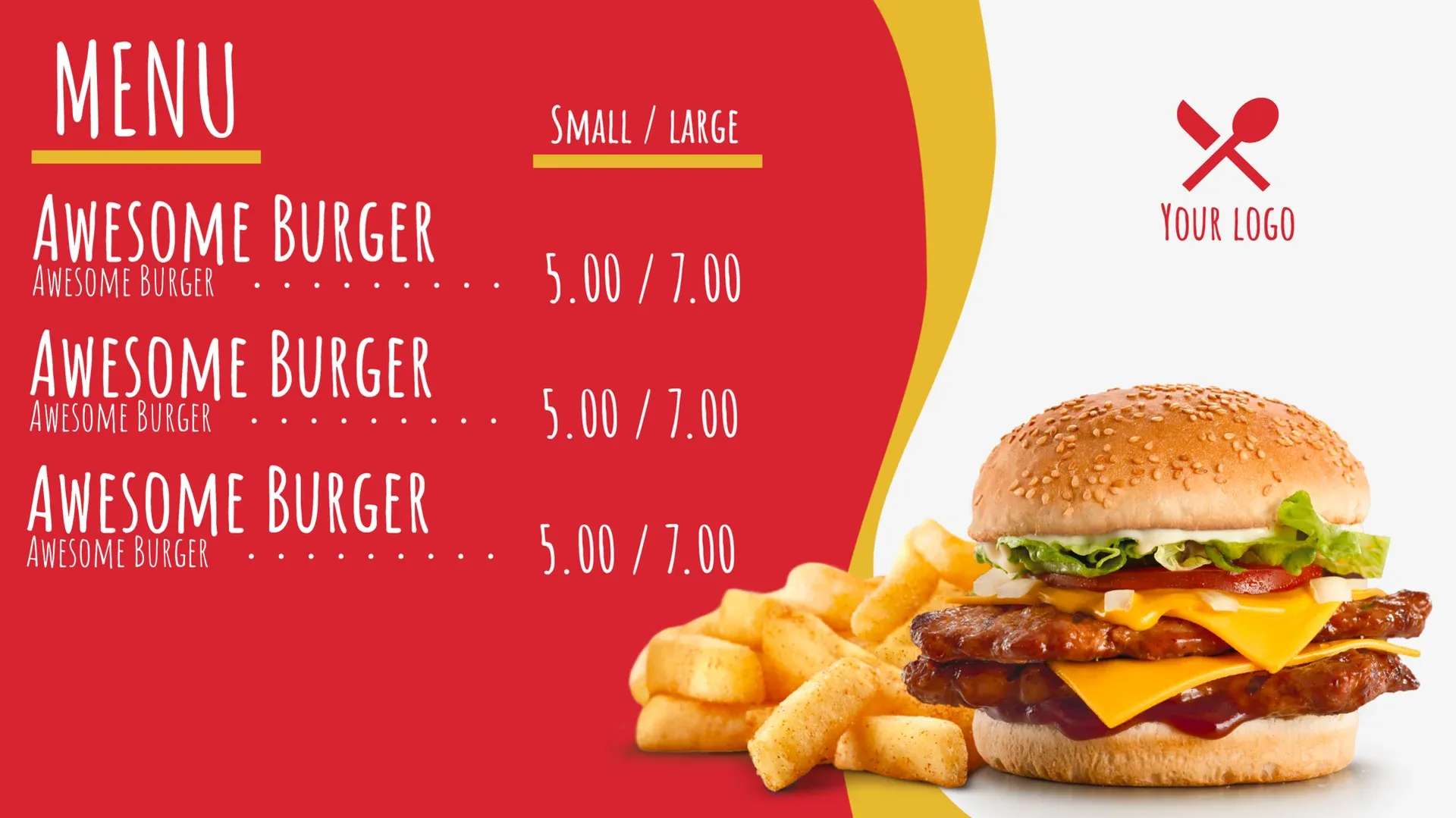 Vinge burger: infoekraani mall, kategooria: Toit