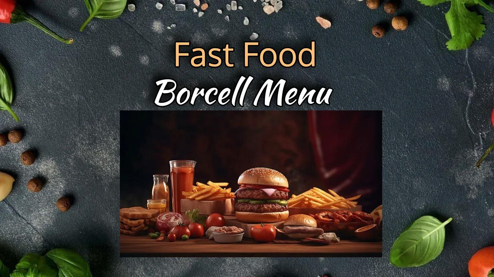 Burgeribaar: infoekraani mall, kategooria: Toit