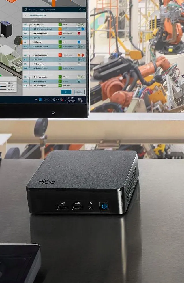 Intel NUC 7 Mini infoekraanidele