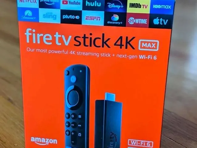 Amazon Fire TV Stick 4K Max infoekraanidele