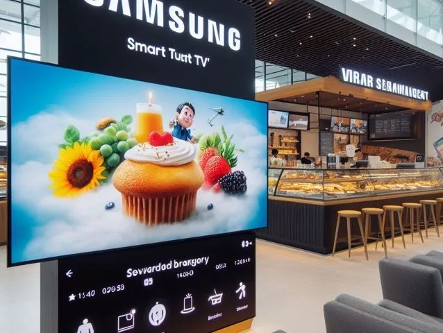 Samsung Tizen 4 põhised infoekraanid kaupluses