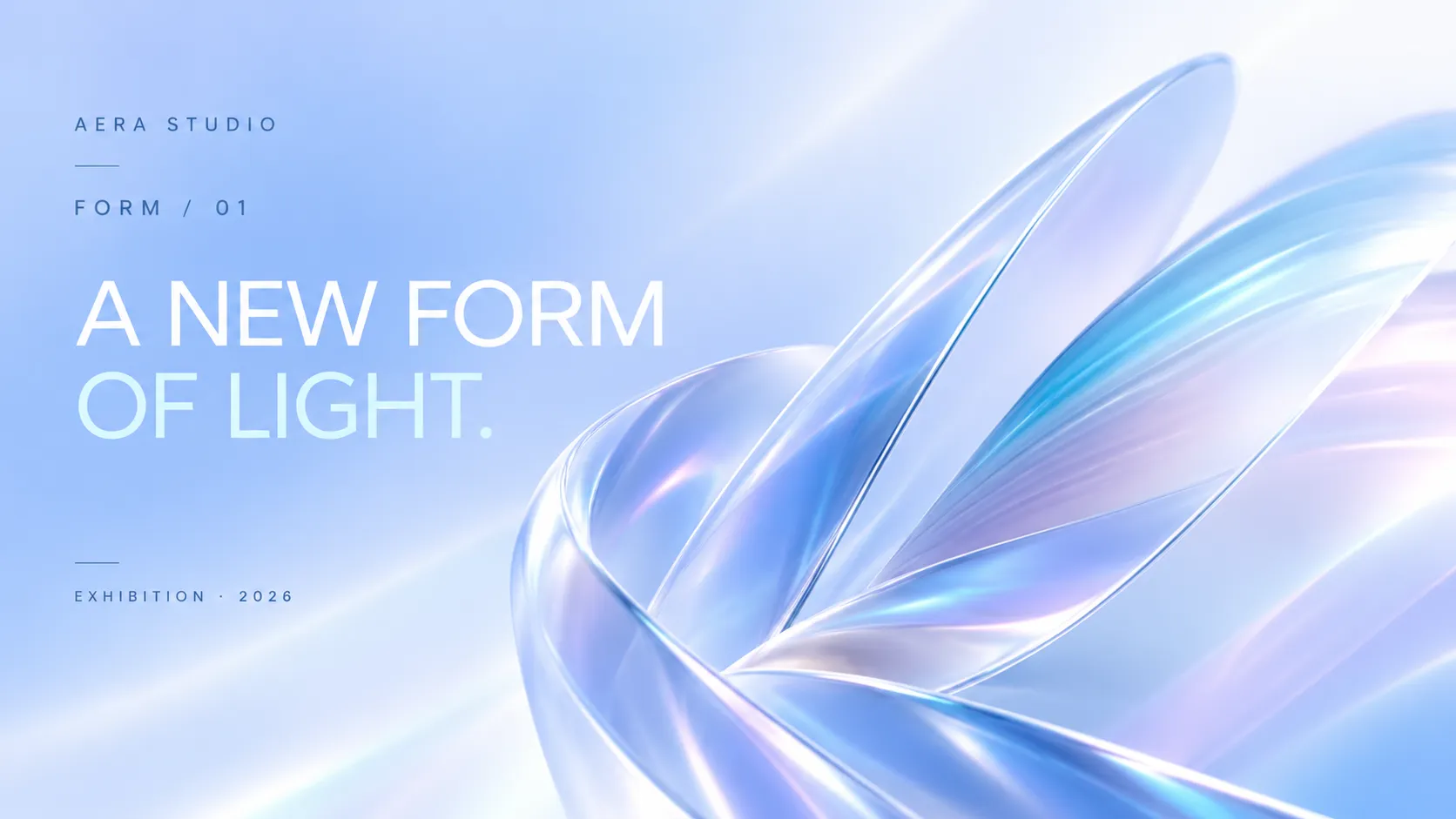 Infoekraanid, millel on kampaania „A new form of light“