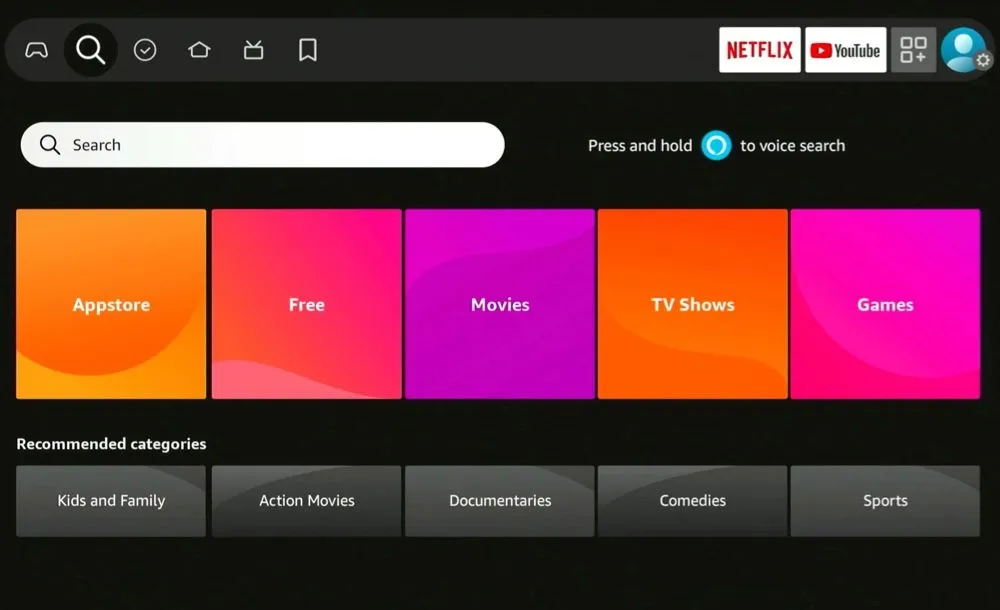 Play Digital Signage’i rakenduse paigaldamine Amazon Fire TV Sticki