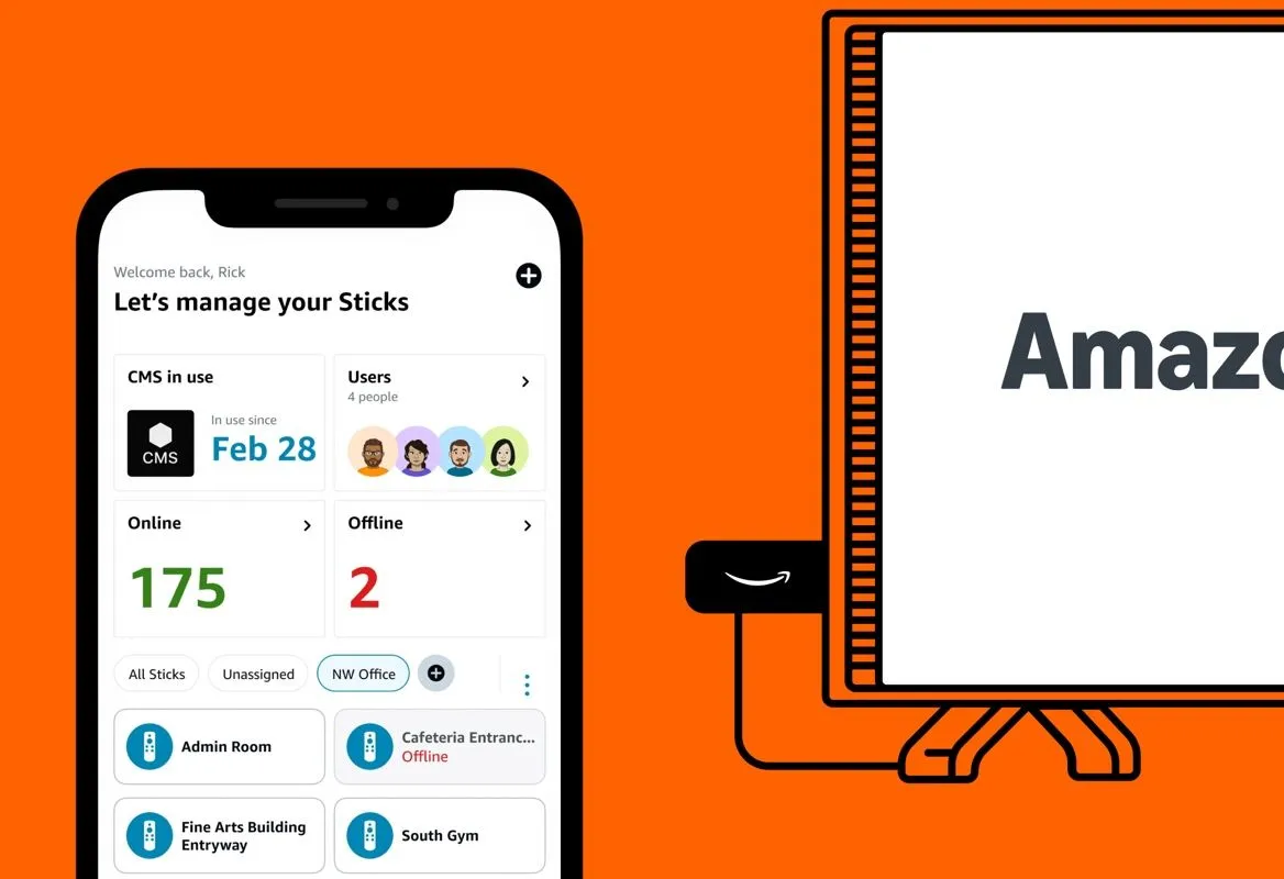 Amazon Signage Sticki rakendus