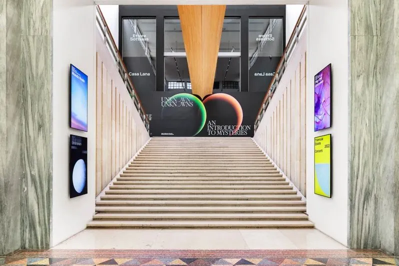 Teejuhiekraanid Triennale di Milano näitusel