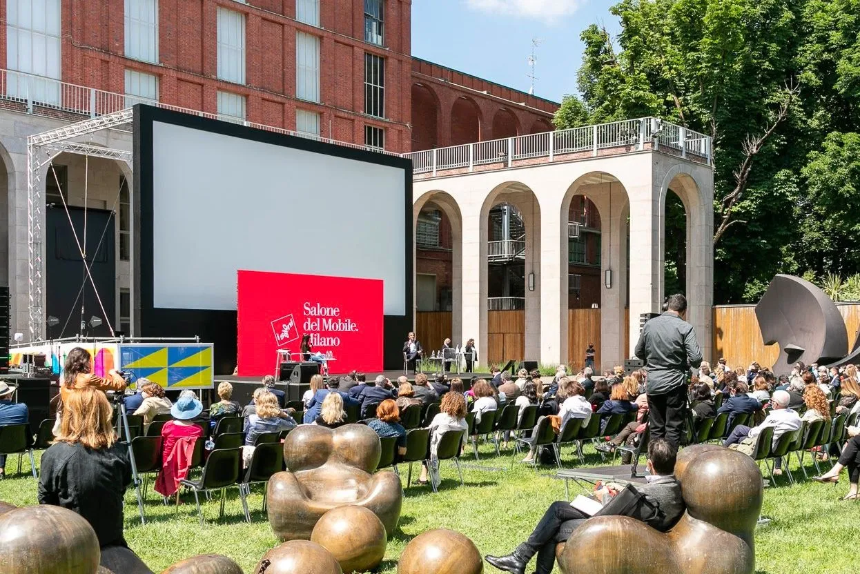 Väliinfoekraan La Triennale di Milanos