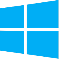 Microsoft Windows icon in color - Size 200x200